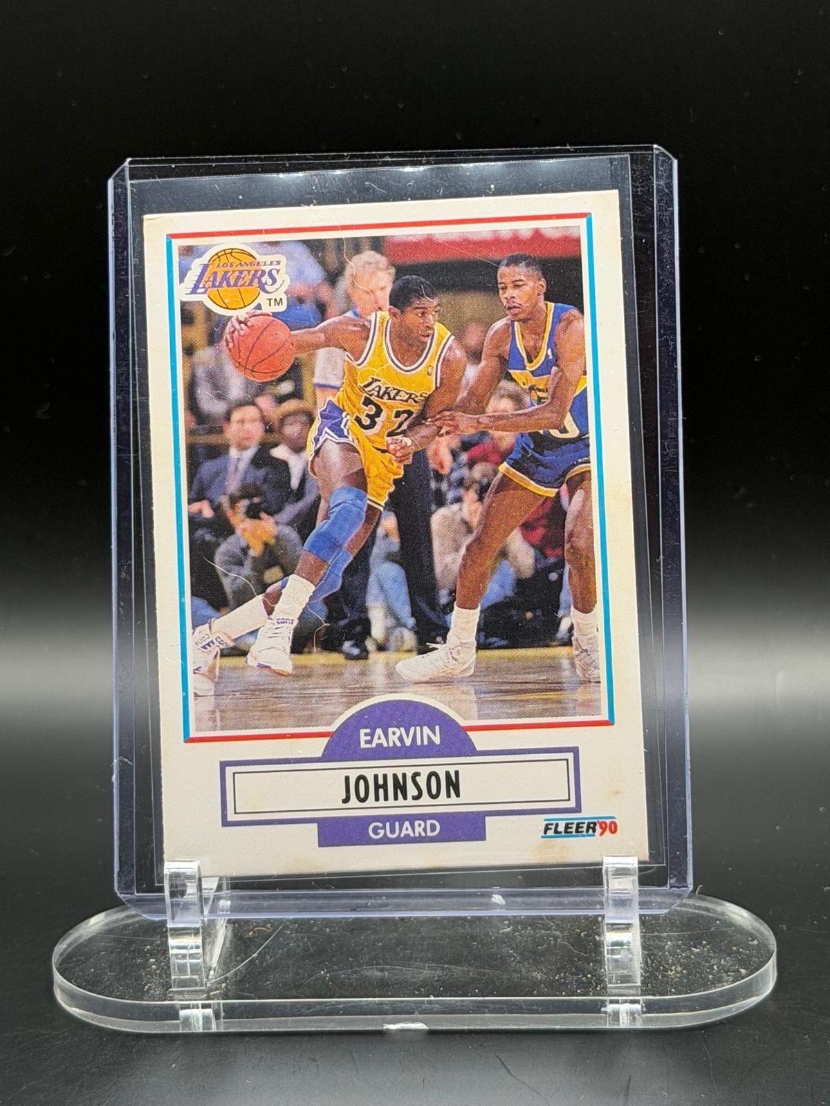 1990-91 Fleer #93 Earvin Johnson