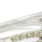 LeVian 14k White Gold 1.11ctw Chocolate and Vanilla Diamond Size 7 Ring #JB724-1 — photo 5