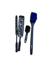 HEAVY DUTY CAR TYRE AND WHEEL ARCH CLEANING BRUSH SET AUTO ESSENTIALS