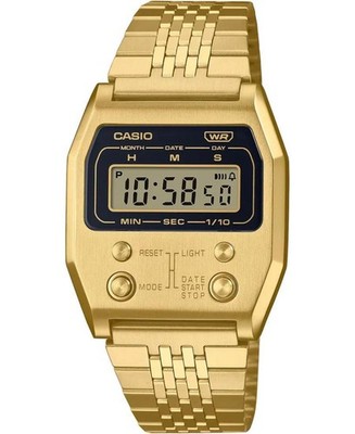 CASIO Men Digital Quartz Casual Watch Classic Dress Black Dial Waterproof Rectan