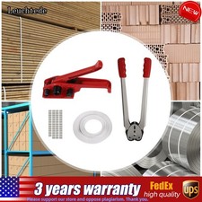 Heavy Duty Manual Banding Tool Strapping Tensioner Packing Bander Strapping Set