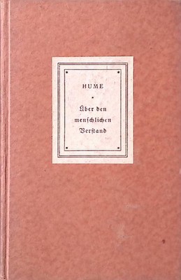 Eine Untersuchung über den menschlichen Verstand. Hume, David: