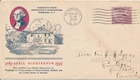 #727 Washingtons Headquarters Newburgh NY Linprint cachet FDC to Canada