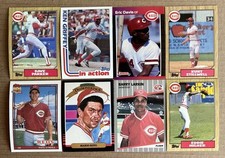 Cincinnati Reds  1980's Stars 8 Card Lot NM-MT NO DUPES (CR5)
