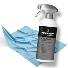 Auto Glasreiniger Bundle - THE FINISHER ClearView Set - Glasreiniger + Glastuch