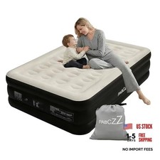 air Mattress with Built in Pump   18-Inch Thickened air Bed Suitable Full Black
