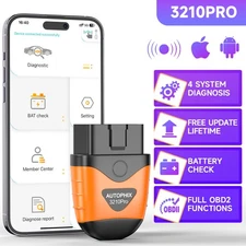 ABS SRS Engine Transmission Code Reader Bluetooth OBD2 Scanner Diagnostic Tool