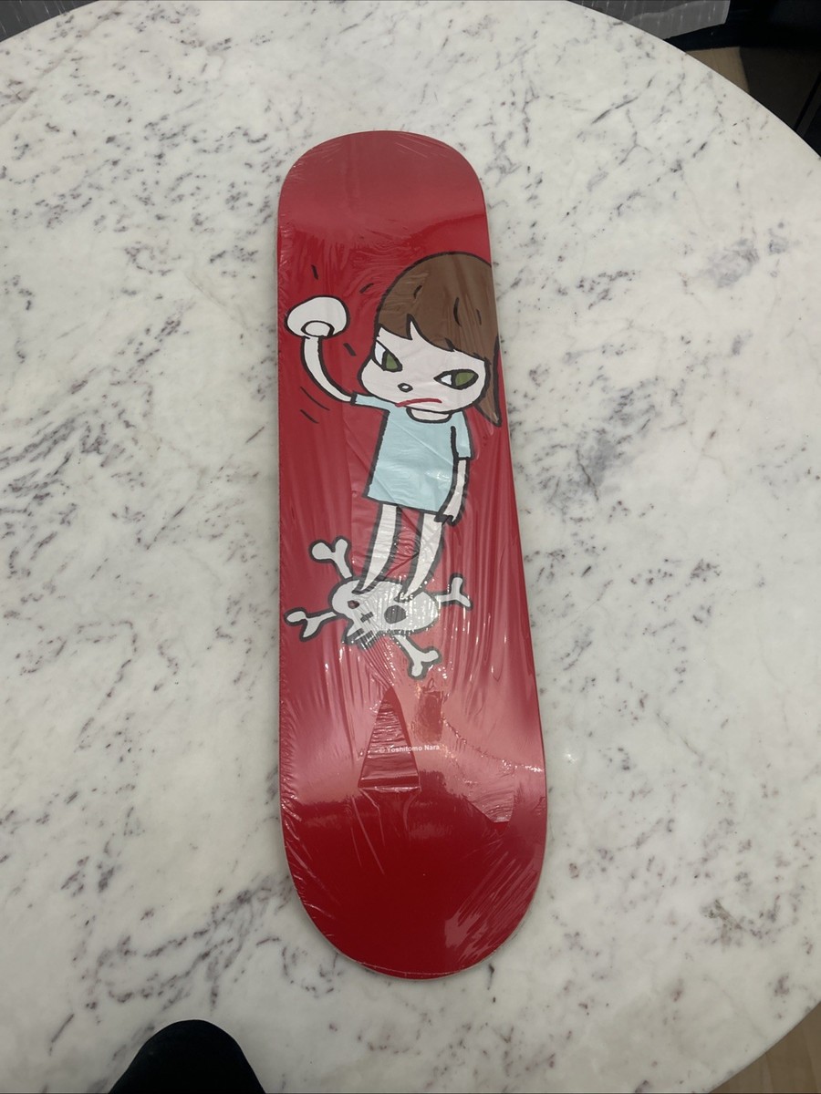 GENUINE Yoshitomo Nara Skateboard Solid Fist MOMA Skate