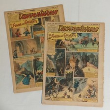 L' AVVENTUROSO giornale  449/450 ultimi numeri Ed. Nerbini 1943  !!!!!!!!!