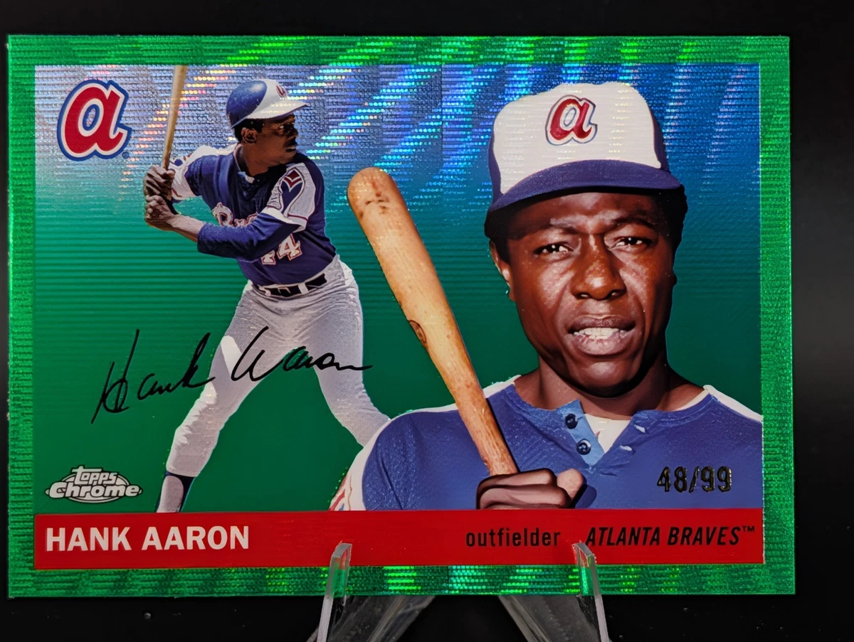Topps Hank Aaron Baseball Serial Numbered Sports Trading Cards