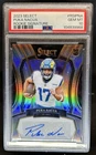 2023 Panini Select Puka Nacua RC Prizm Auto #/199 Rams PSA 10 GEM MINT Rookie