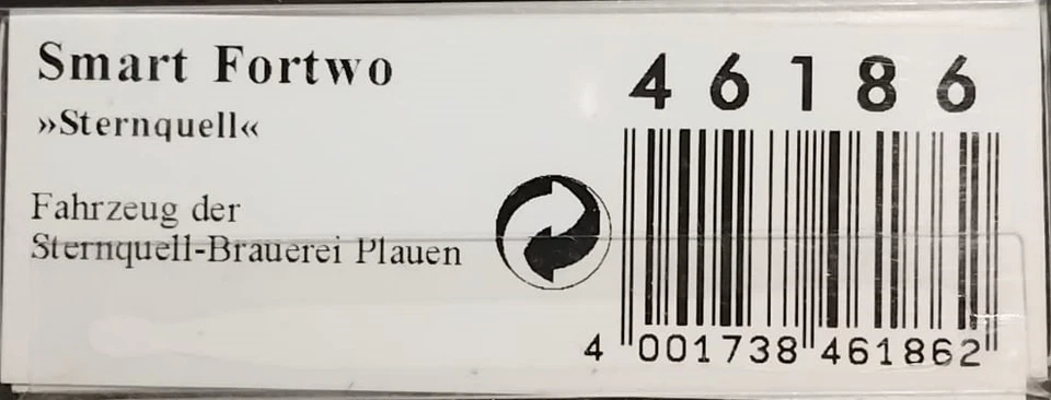 BUSCH 46186 SMART Fortwo "Sternquell" - scala H0 - Immagine 2 di 4
