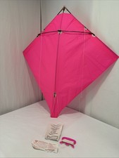 Vintage Rare Frontier Kite Inc F-Series Sport Kite Diamond Shaped Pink