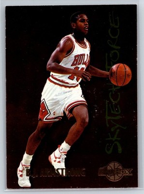 1994-95 SkyBox B.J. Armstrong SkyTech Force Insert Chicago Bulls #SF2