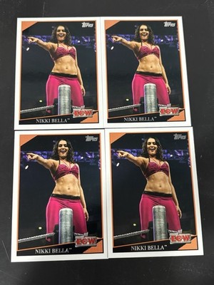 2009 TOPPS WWE NIKKI BELLA #78 RC ROOKIE CARD  4
