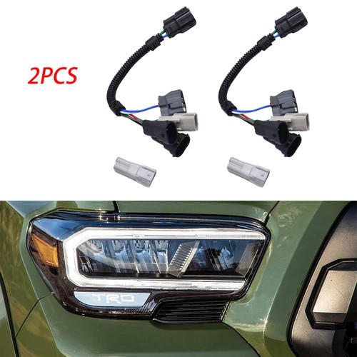 LED Headlights Conversion Harness Adapters Plug Set For 2016-2023 ...