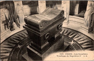 Paris Les Invalides Napoleon I Tomb Postcard 1910 WM Taylor Son & Co Fashion