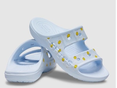 Crocs Unisex Adult Baya Graphic Sandal Mineral Blue US Men's 5 Women's 7