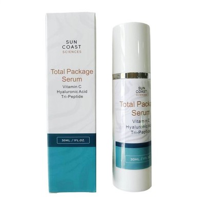 1- Sun Coast Sciences TOTAL PACKAGE SERUM 1oz Vitamin C Hyaluronic Acid
