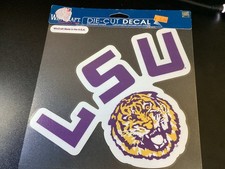 LSU Tigers Die-Cut Decal 8.5x6.5