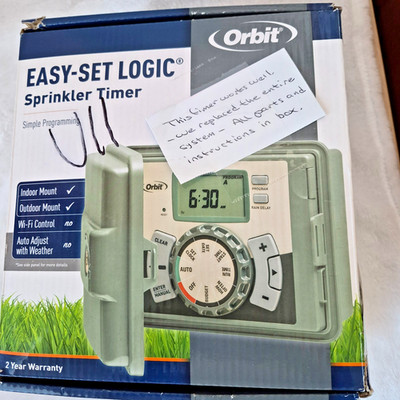 Orbit EASY-Set 4 Station Sprinkler Timer 57894 HARD WIRE ONLY