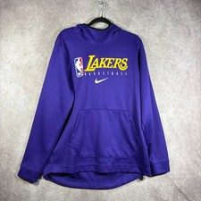 Nike NBA Los Angeles Lakers Spotlight Performance Hoodie Sweatshirt Mens Large