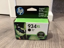 NEW Genuine HP 934XL Black Ink Cartridge C2P23AN OEM Sealed Box Exp 11/2021