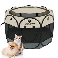 Pet Playpen, Foldable Dog Playpens, Portable Exercise Kennel Tent for Puppies...