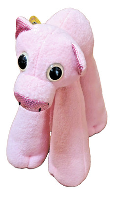 Limbo Legs Plush Long Legs Pink Tonydee Piggy Pig Plush JAKKS Soft Toy