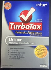 USED TurboTax Deluxe Federal  State 2011 CD for Windows and Mac