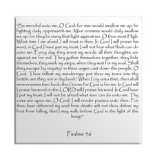 Fridge Magnet Psalms Chapter 56 English TEHILLIM Old Testament Holy Bible Torah
