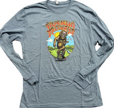 Travelin McCourys Bigfoot Long Sleeve Shirt L Next Level Apparel Bluegrass NEW