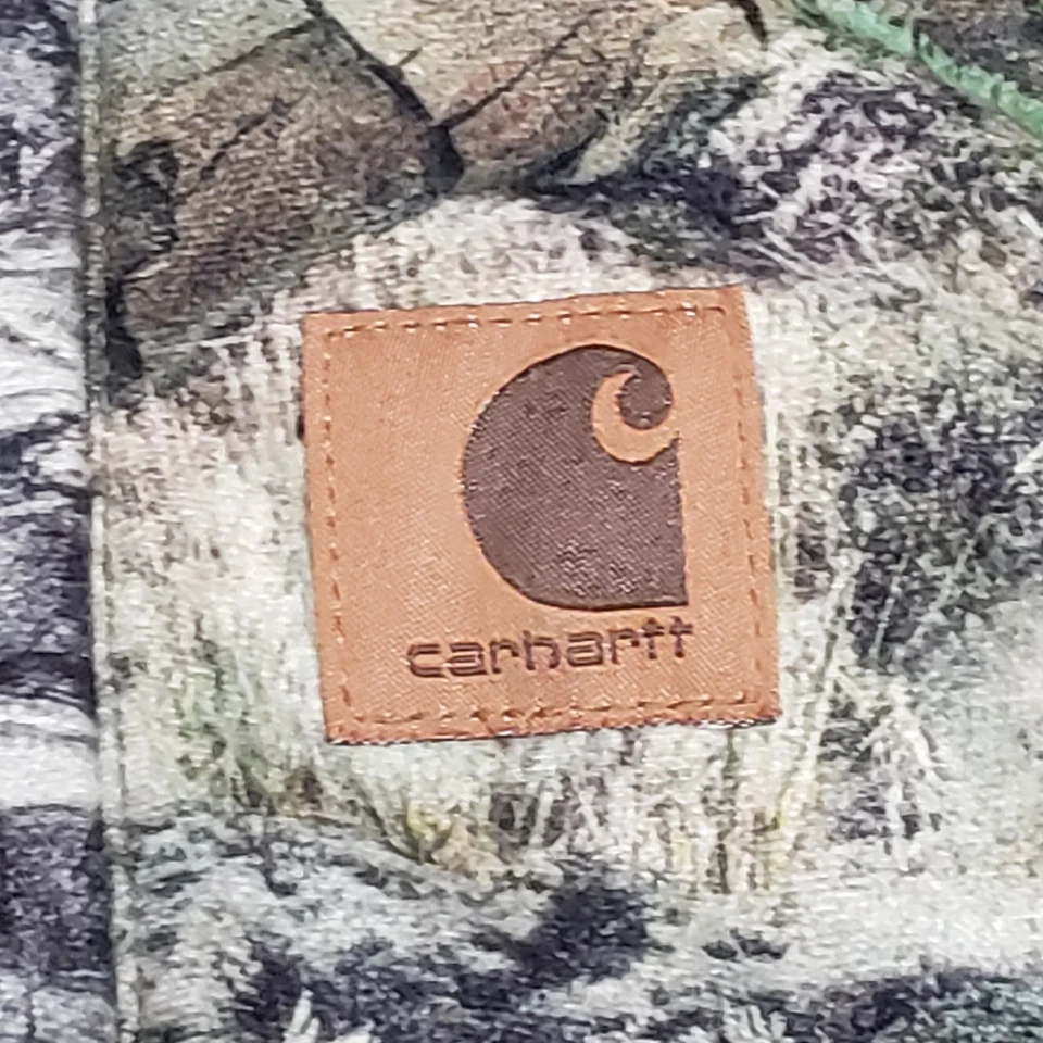 Carhartt Camo Full Zip Hooded Jacket Men’s L Realtree Outdoor 100146 – Read - Image 2 of 4