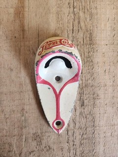 Vintage 1930's Vaughan Tear Drop Pepsi Cola Cast Iron Wall Mount Bottle Opener