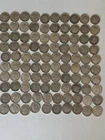 90% Silver Roosevelt Dimes 100 Coins Mixed Dates, Mint Marks , 2 Rolls, Saved