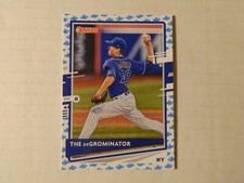 2020 Donruss Baby Shark SP Name Variation Card of Jacob DeGrom -  Mets SUPERSTAR