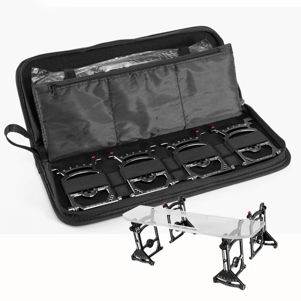 Chassis Setup System For 1/10 1/12 On Road RC Car from Rotor Ron w/Carry Case - Image 4 of 4