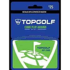 TopGolf $25 Gift Card