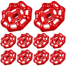 10PCS Shutoff Hand Wheel Outdoor Faucet Handle Spigot Outside Suite Red