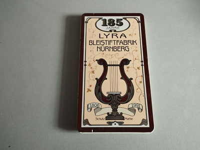 12 VINTAGE LYRA-LIMITED EDITION-1806-1991-COLOR PENCILS in ORG. BOX-GERMANY-RARE