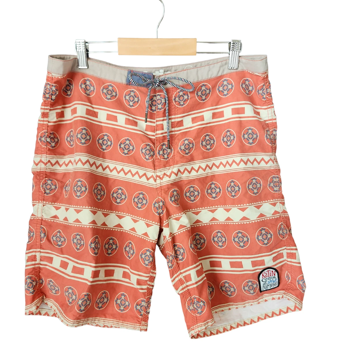 Katin Board Shorts Mens Size 32 Unlined Swim Trunks Surf Swimwear Southwestern