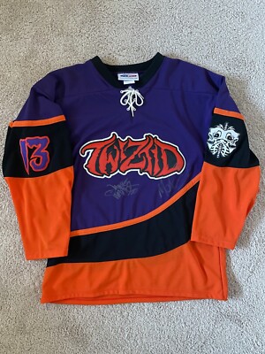 VTG Twiztid Majic Ninja Records Men Medium Rare Hockey Jersey New Gathering ICP