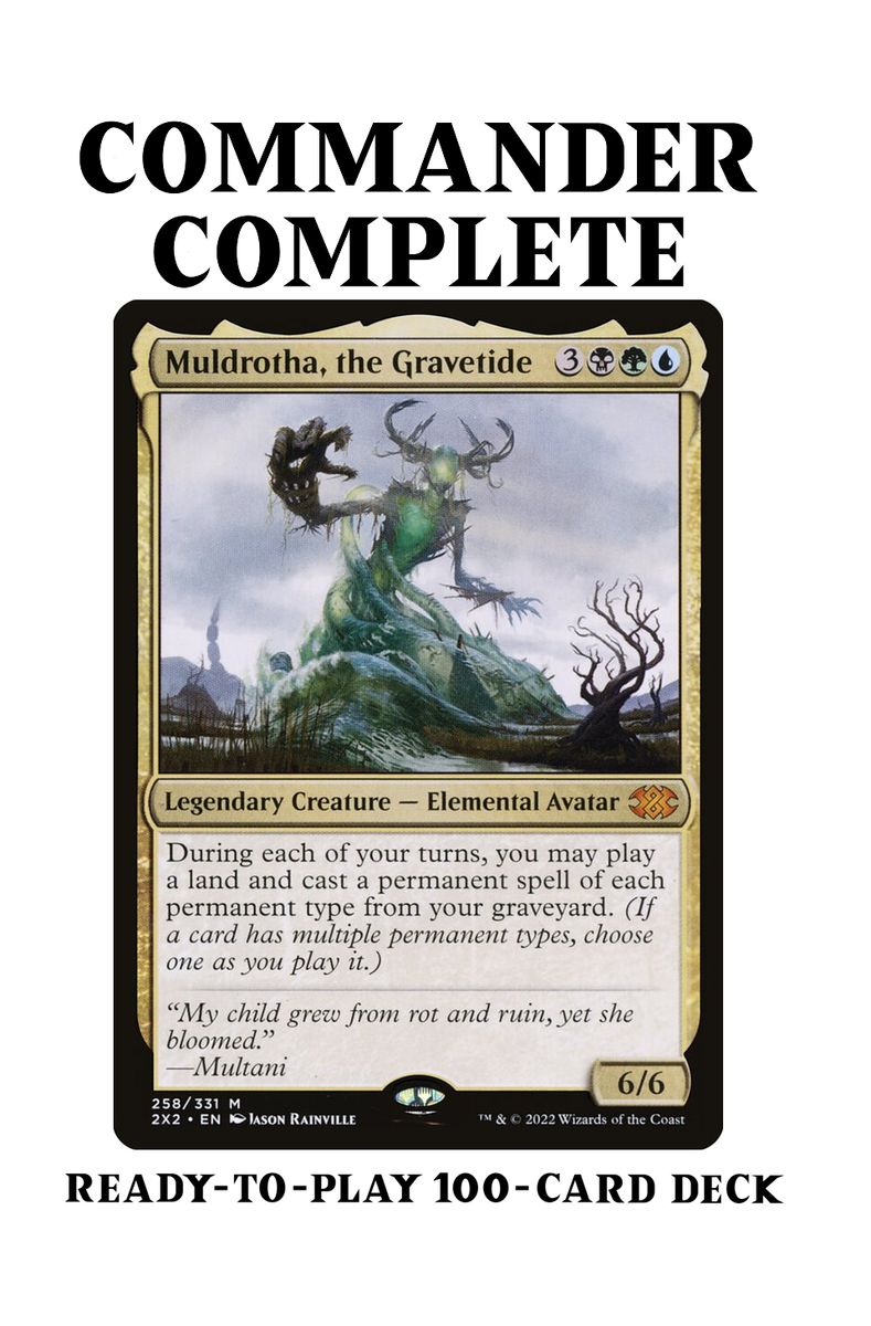 Muldrotha, the Gravetide GRAVEYARD RECURSION Magic MTG Custom Commander Deck