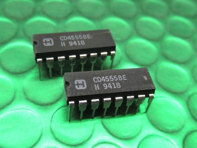 CD4555BE RCA Dual Binär auf 1 von 4 Decoder DIP16, UK LAGER x5 Stück