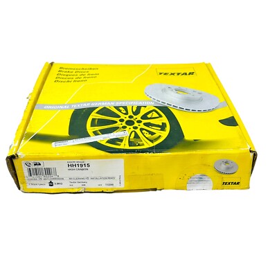 Textar 1K0 615 601AA Brake Disc Rotor fits Audi Volkswagen