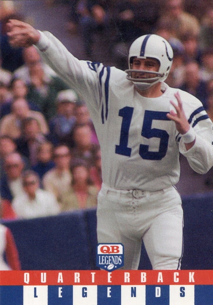 1991 QUARTERBACK LEGENDS FOOTBALL CARD # 31 - EARL MORRALL