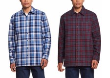 Weatherproof Vintage Men  s Fleece Lined Flannel Shirt Jacket