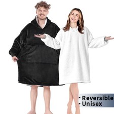 Hoodie Oversized Blanket Hoodie Sherpa Fleece Snoodie Extra Large Giant Hooded