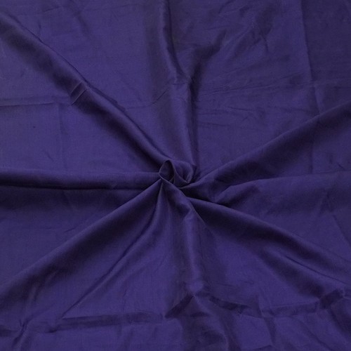 Tissu Sari Vintage 100% Soie Pure - Bordeaux - 160x43 Pouces (approx) - Artisanal Inde