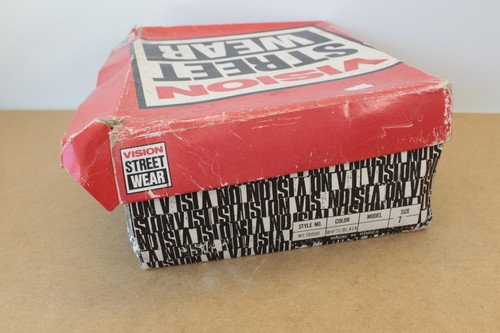 Vintage Deadstock Vision Street Wear Skate Shoes MS 1800 White w/ Box 7 DEFECTS - Picture 17 of 19